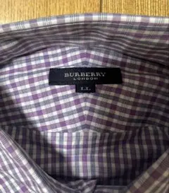 【3月売切】BURBERRY LONDON 長袖シャツ2枚セットLLチェック美品