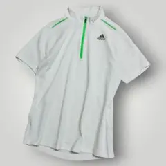 adidas　ハーフジップシャツ　トレーニング　スポーツ　ゴルフ　テニス　古着