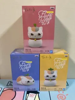 ねんどろいど 夏目貴志＆ニャンコ先生Fluffypuffyニャンコ先生3体セット ねんどろいど 夏目貴志＆ニャンコ先生Fluffypuffyニャンコ先生3体