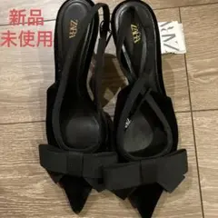 ZARA ブラックミュール 23.5cm