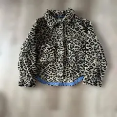 【美品】ZARAヒョウ柄ジャガードジャケット Lサイズ 1907161466.jpg?1683874894