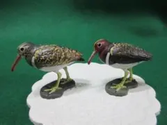 チョコQ 海洋堂 タマシギ2体セットのサムネイル