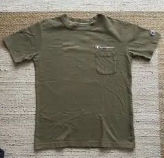 Champion ポケットTシャツ カーキ SMALL⚫️プロフ必読⚫️