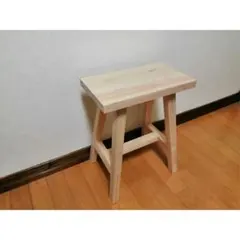 国産桧ほぞ組】木製フラワースタンド 幅50cm×高30cm 花台 水槽台 踏台