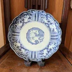 古伊万里　七寸皿　古い 古伊万里 染錦四君子鶴亀文 七寸皿 明治時代 | iichi 日々の