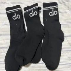 3足　アローヨガ ハーフスローバックソックス ユニセックス　23-25cm