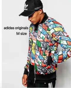 美品★スタンスミス★アディダスオリジナルス トラックジャケット 総柄 ジャージ