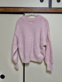 Ungrid ピンクニットセーター　ピンク