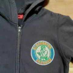 ALGONQUINS ジップ アップ パーカ 灰 スウェット 90sビンテージのサムネイル