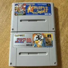 スーパーファミコン　エリア88 超魔界村