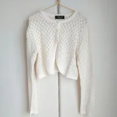 COMME CA ISM アイボリー カーディガン 130A フォーマル