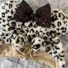 ヒョウ柄ファンキャップ ミニー レオパード