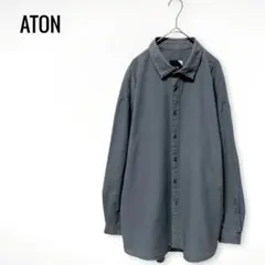 ATON COTTON CASHMERE OX OVERSISED SHIRTのサムネイル