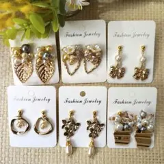 ハンドメイドピアス　まとめ売り