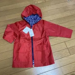 familiar ファミリア 赤色レインコート110サイズ【中古】 - メルカリ