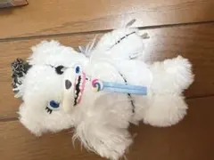 ハミクマ 白 ソウル ストラップ付きマスコットキーチェーン ユニバ