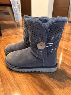 UGG ムートンブーツ ブルーグレー 22.0cm