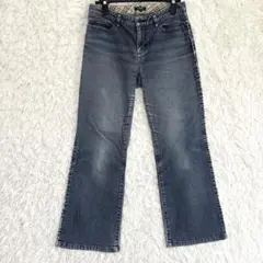 バーバリーロンドン ノバチェック デニムパンツ 42 サイドライン Y2K