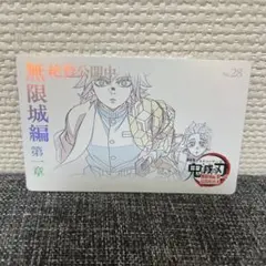 鬼滅の刃 冨岡義勇　竈門炭治郎　ムビチケ風カード 無限城編 第二弾　No.28