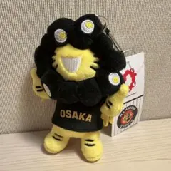 ミャクミャク 阪神タイガース カラビナ マスコット ぬいぐるみ 블랙