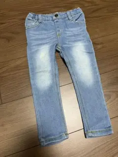 美品　デニムパンツ　　90センチ　スキニー　ボトムス