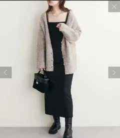 ナチュラルクチュール♡新品タグ付き　上品　キャミソールワンピース