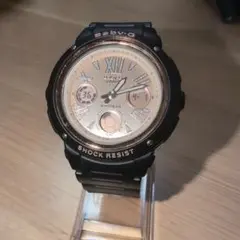 CASIO Baby-G G-SHOCK BGA-153腕時計 ピンク ブラック