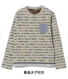 BEAMS HEART / カモフラージュボーダー ポケットカットソー　Sサイズ