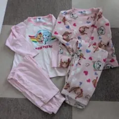 Paw Patrol フリースパジャマセット 120cm 2点セット　ピンク