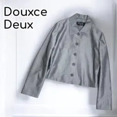 DouxceDeux フォーマルジャケット　光沢感　ウール混　長袖　日本製