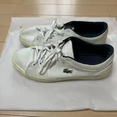 LACOSTE ホワイト スニーカー