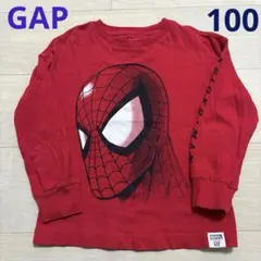 babyGAP 長袖ロンT Tシャツ　スパイダーマン　赤　100