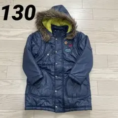 TINKERBELL ティンカーベル 男の子コート中綿コート ネイビー130cm