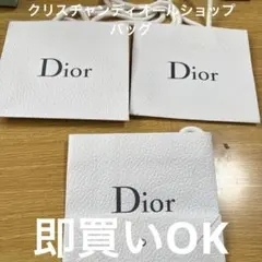 クリスチャンディオールショップバッグ3枚セット
