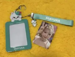 マ*ン様 NiziU　マユカ　ルキャ　トレカケース　ストラップ