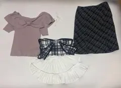 ホビ垢。 【スナ系・フェミニン】可愛い参戦服 4点セット