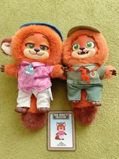 ズートピア ニック　TOPTOY 私服　成長の旅　幼少期