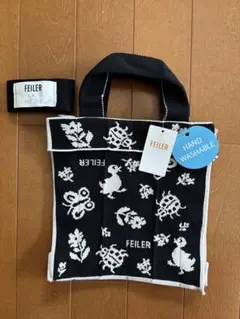 フェイラー FEILER KNT365 ハイジ ミニバッグ コニッティーブラック