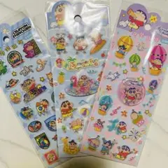 激レア‼️クレヨンしんちゃんウォーターシール　ぷっくりシール