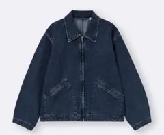 デニムジップアップジャケット