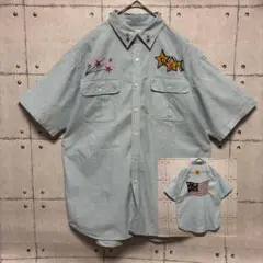 Blumarine デニムシャツ オーバーサイズ シャンブレー L〜XL相当 