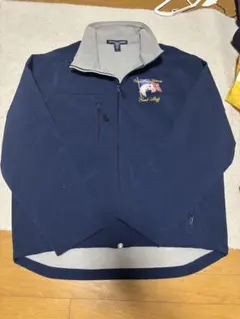 ネイビー ナイロンジャケット フルジップ