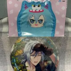 **様 アイナナ　缶バッジ　ハンドタオル　四葉環