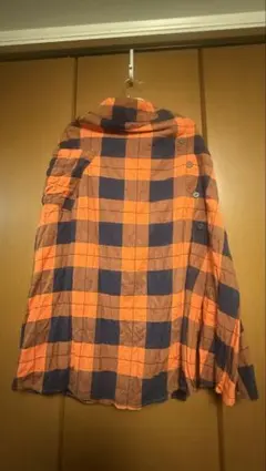 SLY オレンジネイビー チェック スカート サイズ1