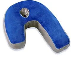 【ファスナー破損】フランスベッド　スリープバンテージプレミアム　横向き寝　青　枕