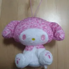 マイメロディ ぬいぐるみ マスコット ピンク ヒョウ柄