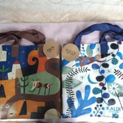 カルディエコバッグ2種類セット (カルディ伝説ミニ&オトノハ)