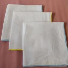 ガーゼハンカチ 3枚セット 白