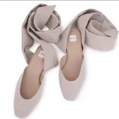 【美品】ELINウェディング フラット シューズ 24cmのサムネイル