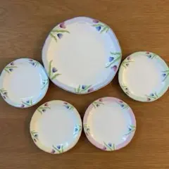 GIVENCHY ジバンシイ 花柄 お皿セット5枚